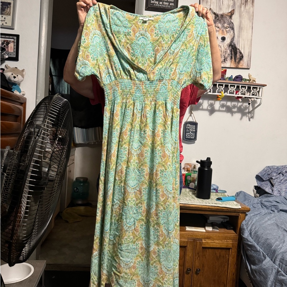 Floral Patterned Maxi Dress